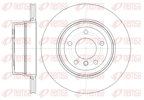 Bremsscheibe Hinterachse REMSA 61336.10