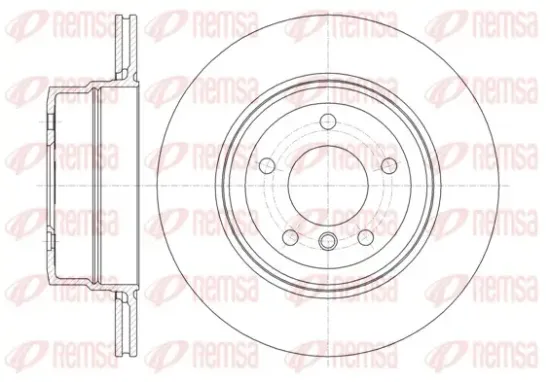 Bremsscheibe Hinterachse REMSA 61336.10 Bild Bremsscheibe Hinterachse REMSA 61336.10