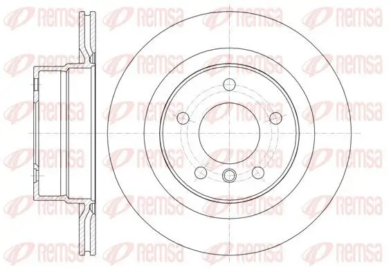 Bremsscheibe Hinterachse REMSA 61338.10