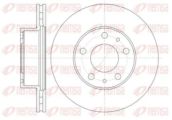 Bremsscheibe REMSA 61351.10 Bild Bremsscheibe REMSA 61351.10