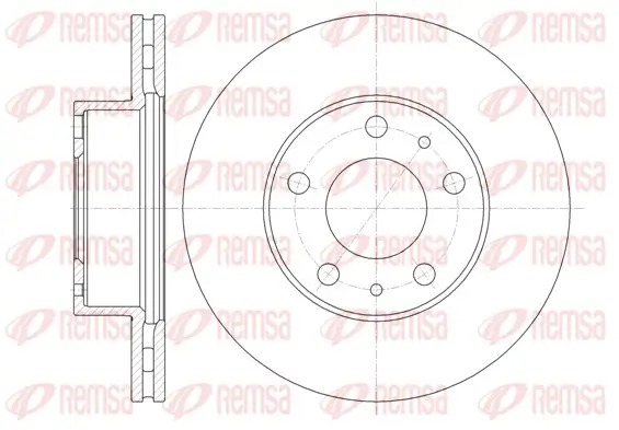 Bremsscheibe Vorderachse REMSA 61351.10