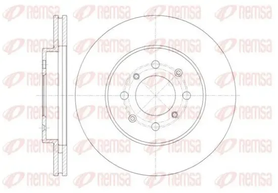 Bremsscheibe Vorderachse REMSA 61357.10 Bild Bremsscheibe Vorderachse REMSA 61357.10