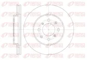 Bremsscheibe Vorderachse REMSA 61357.10