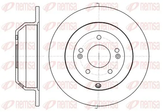 Bremsscheibe Hinterachse REMSA 61373.00
