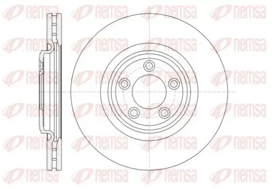Bremsscheibe Vorderachse REMSA 61374.10 Bild Bremsscheibe Vorderachse REMSA 61374.10