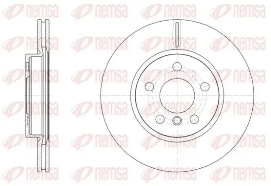 Bremsscheibe Vorderachse REMSA 61545.10 Bild Bremsscheibe Vorderachse REMSA 61545.10