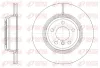 Bremsscheibe Hinterachse REMSA 61547.10