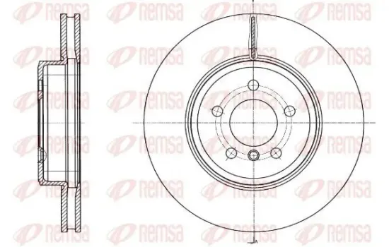 Bremsscheibe Vorderachse REMSA 61549.10 Bild Bremsscheibe Vorderachse REMSA 61549.10