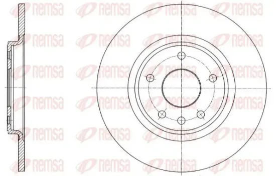 Bremsscheibe Hinterachse REMSA 61559.00 Bild Bremsscheibe Hinterachse REMSA 61559.00