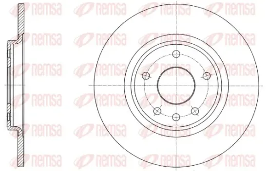 Bremsscheibe Hinterachse REMSA 61559.00 Bild Bremsscheibe Hinterachse REMSA 61559.00