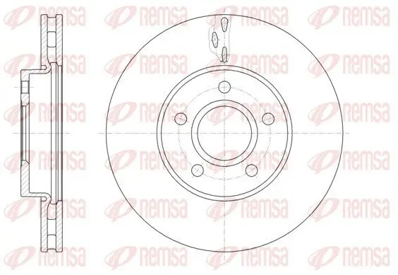 Bremsscheibe REMSA 61560.10