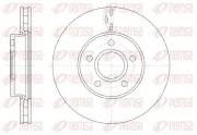 Bremsscheibe Vorderachse REMSA 61560.10