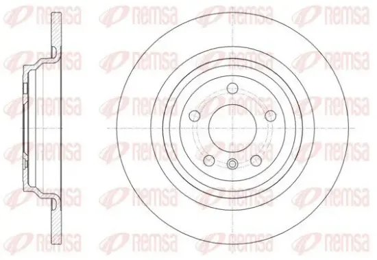 Bremsscheibe Hinterachse REMSA 61577.00 Bild Bremsscheibe Hinterachse REMSA 61577.00