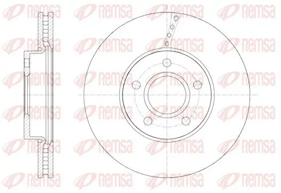 Bremsscheibe REMSA 61588.10