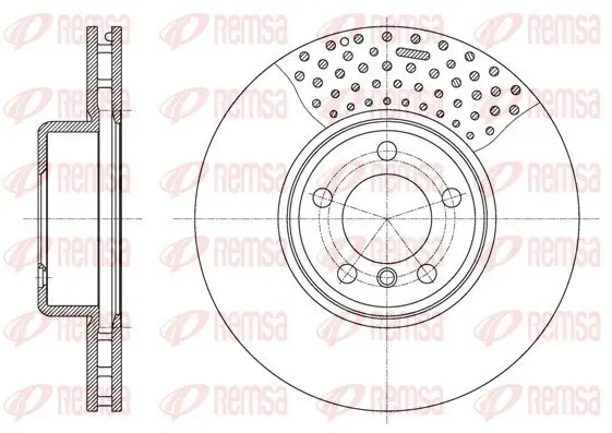 Bremsscheibe REMSA 61594.10