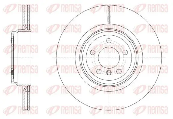 Bremsscheibe REMSA 61599.10