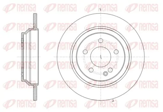 Bremsscheibe Hinterachse REMSA 61616.00 Bild Bremsscheibe Hinterachse REMSA 61616.00