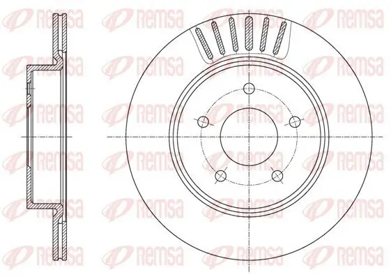 Bremsscheibe REMSA 61623.10