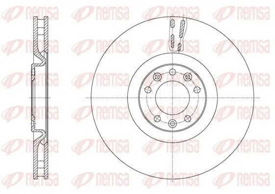 Bremsscheibe REMSA 61629.10