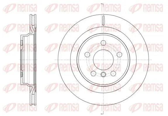 Bremsscheibe REMSA 61632.10