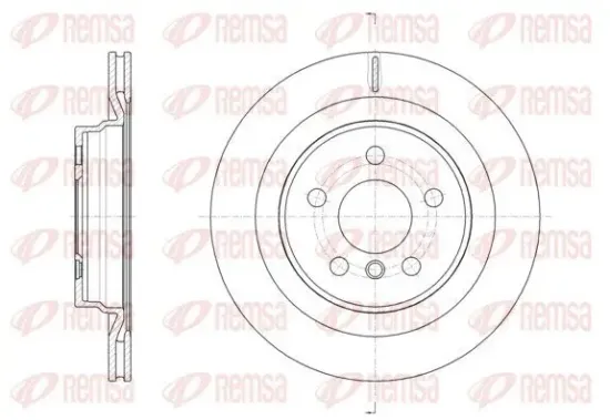 Bremsscheibe REMSA 61632.10 Bild Bremsscheibe REMSA 61632.10