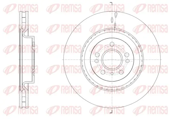 Bremsscheibe Vorderachse REMSA 61634.10