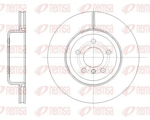 Bremsscheibe REMSA 61652.10