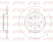 Bremsscheibe Hinterachse REMSA 61660.00