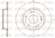 Bremsscheibe Hinterachse REMSA 61756.00