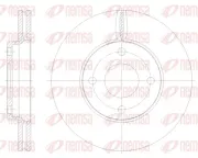 Bremsscheibe Vorderachse REMSA 61778.10