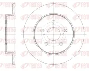 Bremsscheibe Hinterachse REMSA 61795.00