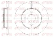 Bremsscheibe Vorderachse REMSA 61850.10
