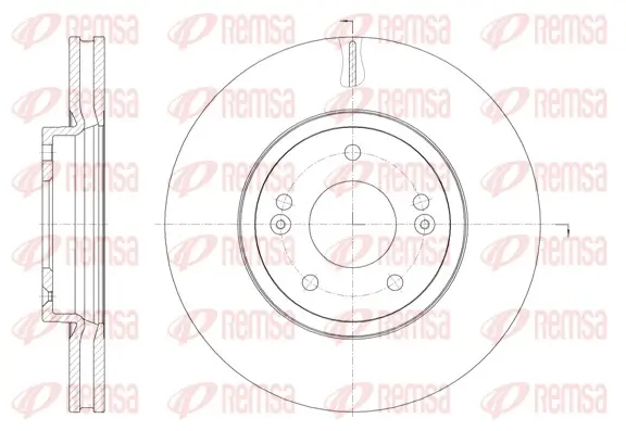 Bremsscheibe Vorderachse REMSA 61885.10