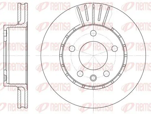 Bremsscheibe Vorderachse REMSA 6202.10