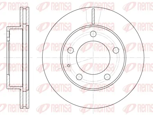 Bremsscheibe Vorderachse REMSA 6203.10