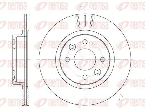 Bremsscheibe REMSA 6204.10