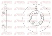 Bremsscheibe Vorderachse REMSA 62091.10
