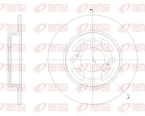 Bremsscheibe REMSA 62099.00