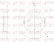 Bremsscheibe Hinterachse REMSA 62099.00