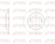 Bremsscheibe Hinterachse REMSA 62102.00