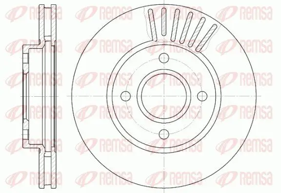 Bremsscheibe REMSA 6211.10