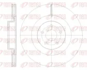 Bremsscheibe Vorderachse REMSA 62114.10