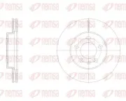 Bremsscheibe Vorderachse REMSA 62119.10