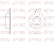 Bremsscheibe Hinterachse links REMSA 62128.10
