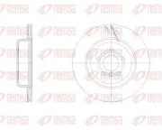 Bremsscheibe Hinterachse rechts REMSA 62128.11