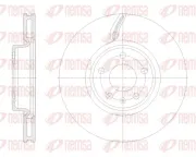 Bremsscheibe Vorderachse REMSA 62131.10