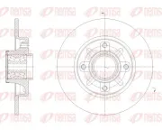 Bremsscheibe Hinterachse REMSA 62137.20