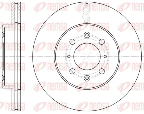 Bremsscheibe Vorderachse REMSA 6224.10