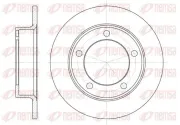 Bremsscheibe REMSA 6257.00