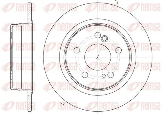 Bremsscheibe REMSA 6270.00